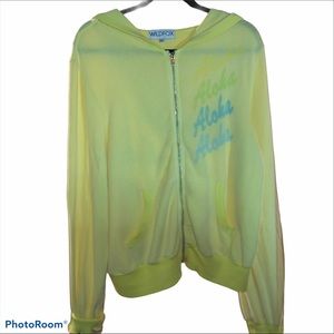 WILDFOX Aloha Zip Up Sweatshirt